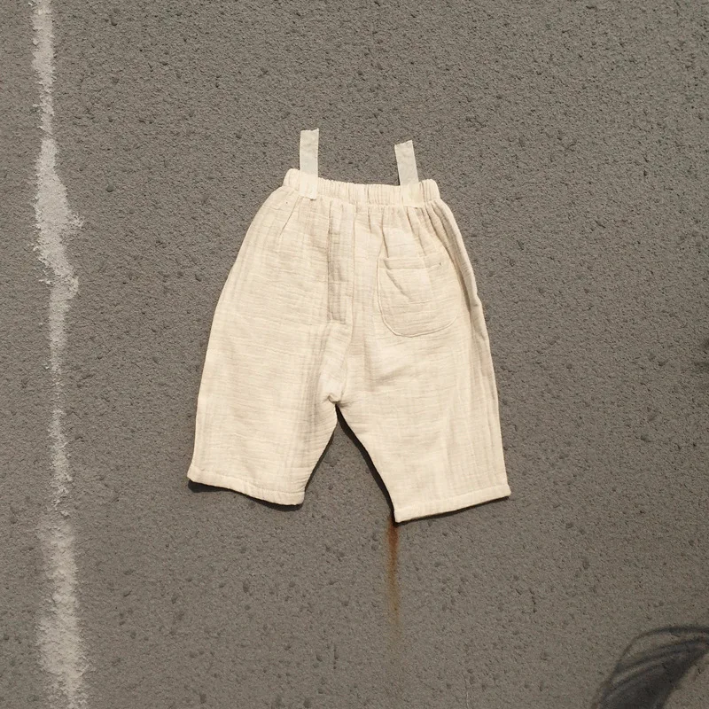 Детские брюки для девочек Sping льняная одежда корейская мода детская | Мать и