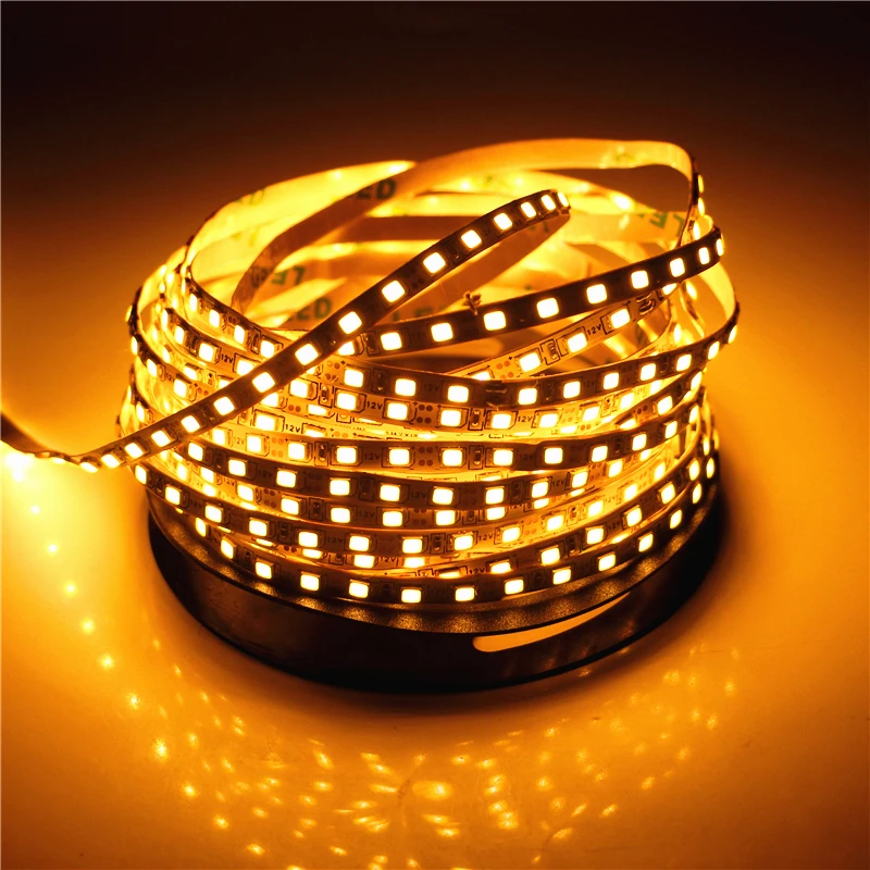 Лента светодиодная узкая 5 мм 2835 SMD м 120 светодиодов на метр 12 В постоянного