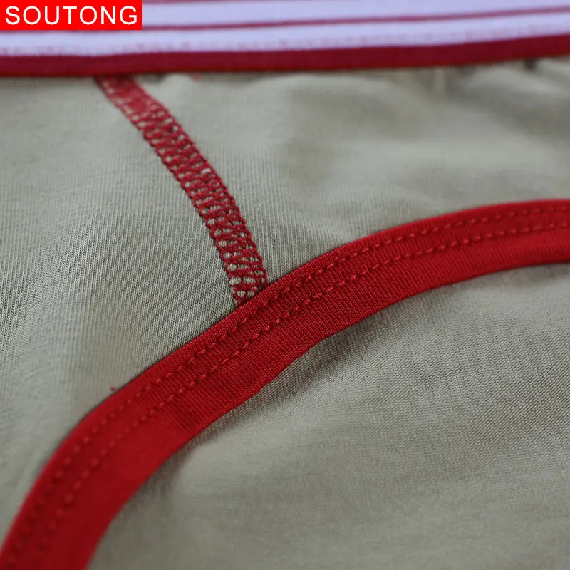 Soutong 2019 3 шт./лот Брендовое нижнее белье для мужчин сексуальное хлопковое мужские