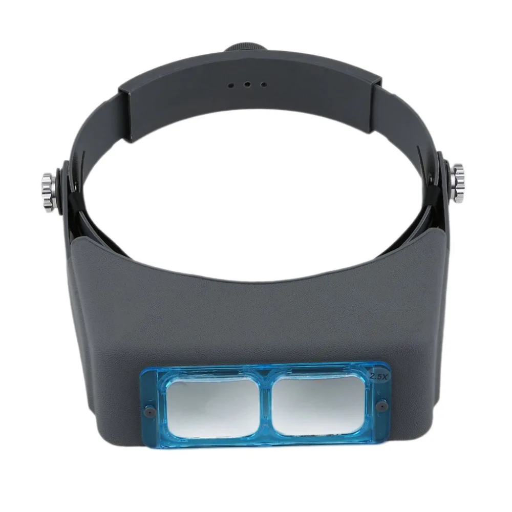 2017 Новый тип шлема увеличительное стекло двойная головка объектива ношение Лупа