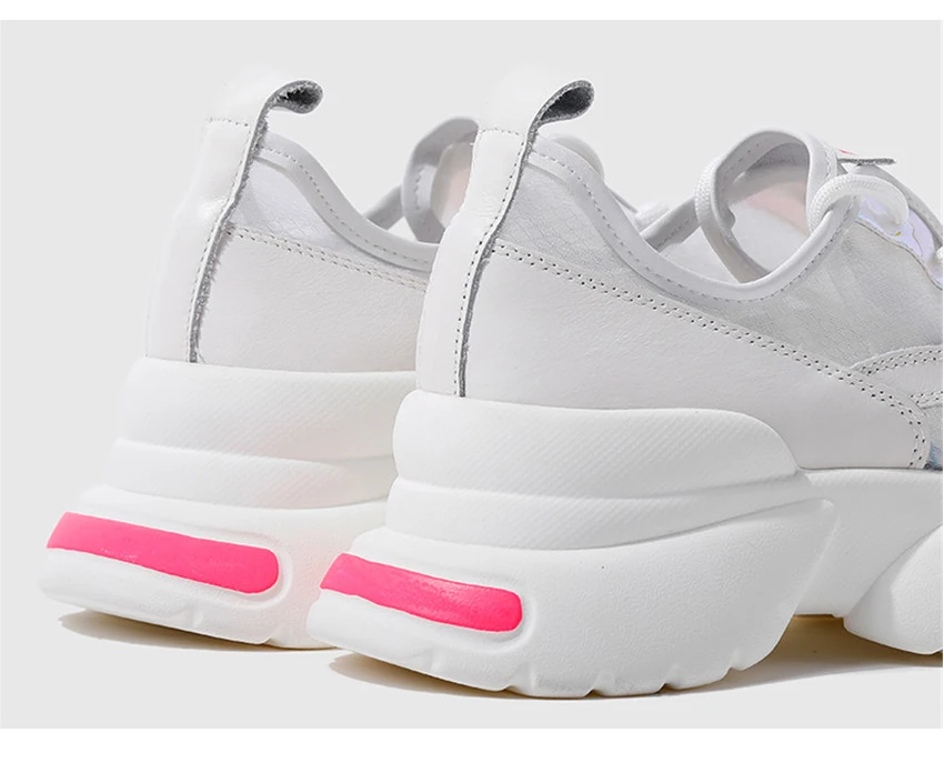 Delivr/ г. летняя модная женская обувь для папы tenis feminino на толстой подошве, женские ботинки с массивным каблуком на платформе, роскошные женские кроссовки белого цвета