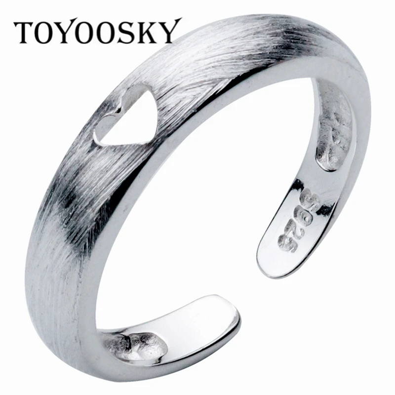 TOYOOSKY классическое модное ажурное кольцо в форме сердца ювелирные изделия с