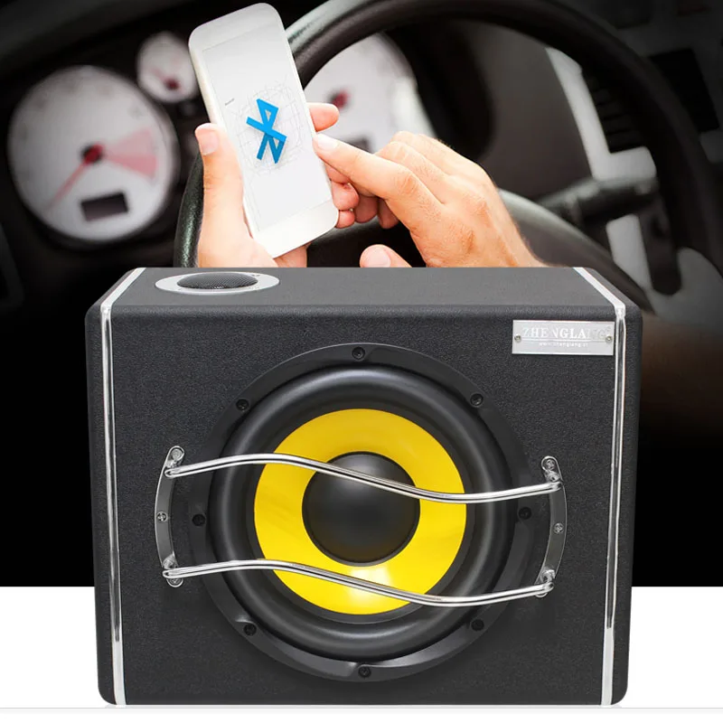 Автомобильный сабвуфер 8 дюймов 12 В 120 Вт с Bluetooth|speaker bluetooth speaker|speaker bluetoothcar speakers audio