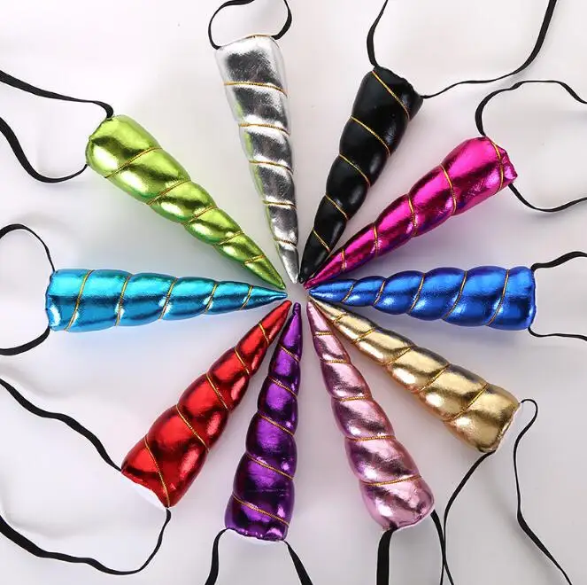 Обруч для волос с радужным единорогом 10 шт. |