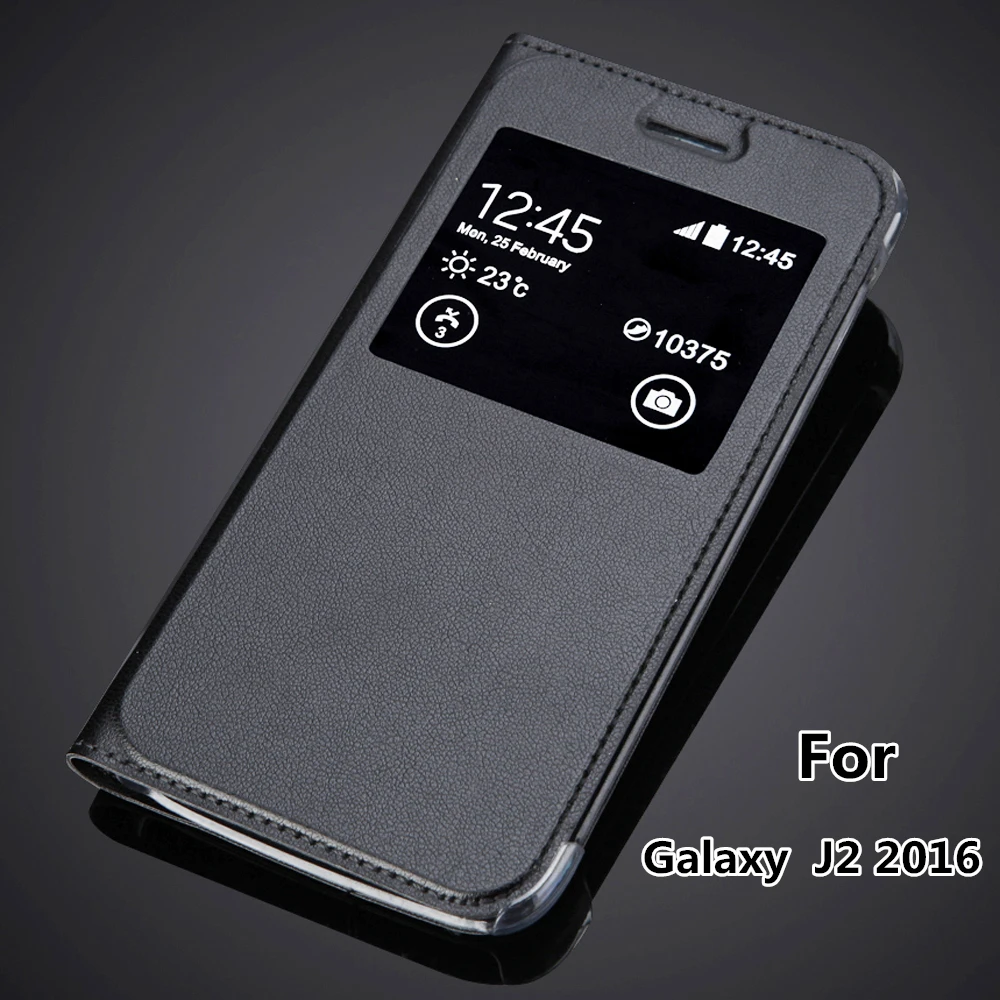 Роскошный чехол из искусственной кожи для Samsung Galaxy J2 2016 (6) J210 J210F J210G флип экрана