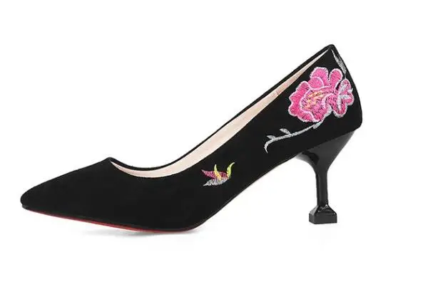 Zapatos mujer/осенне Весенние Свадебные туфли на высоком каблуке модные женские
