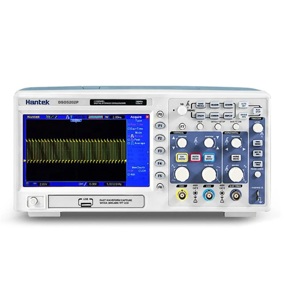 DSO50202P оригинальный USB цифровой осциллограф 2 канала 200 МГц 1GS/s в режиме реального