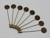 10 bronze metal suit chest brooch lapel pins for wedding craft diy