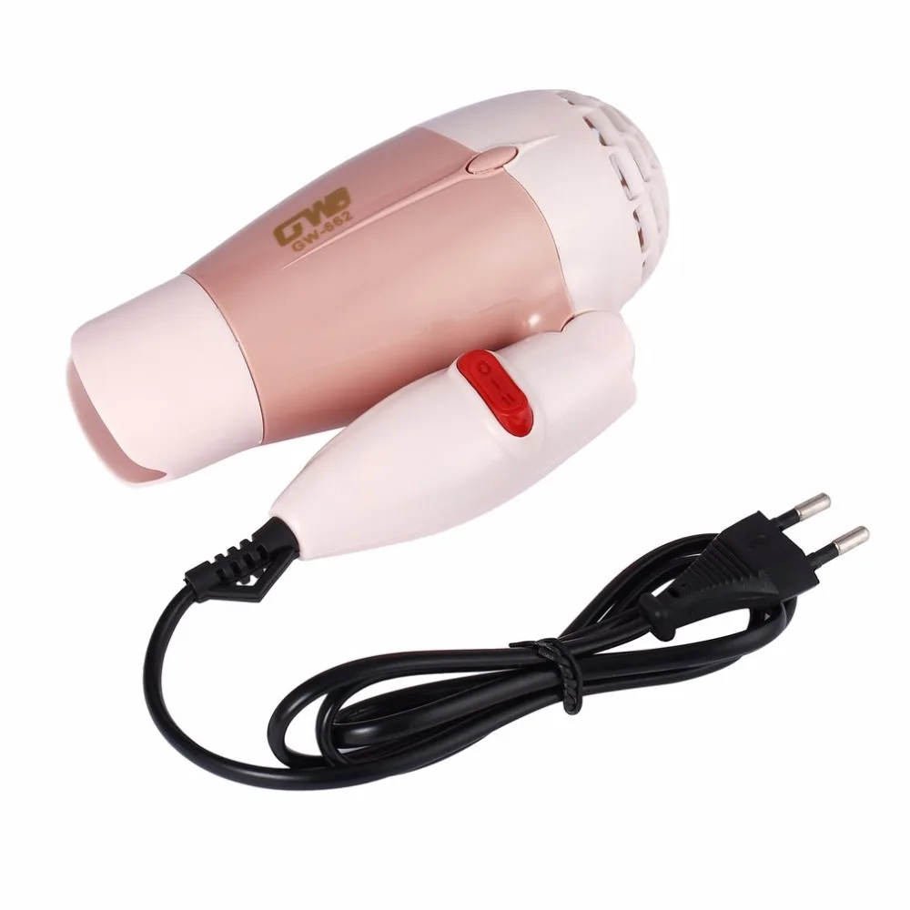 GW Mini Foldable Hair Dryer Portable Traveller Compact Ceramic Hair Blower Styling Tools Electric Hairdryer 1000W Bottom Price