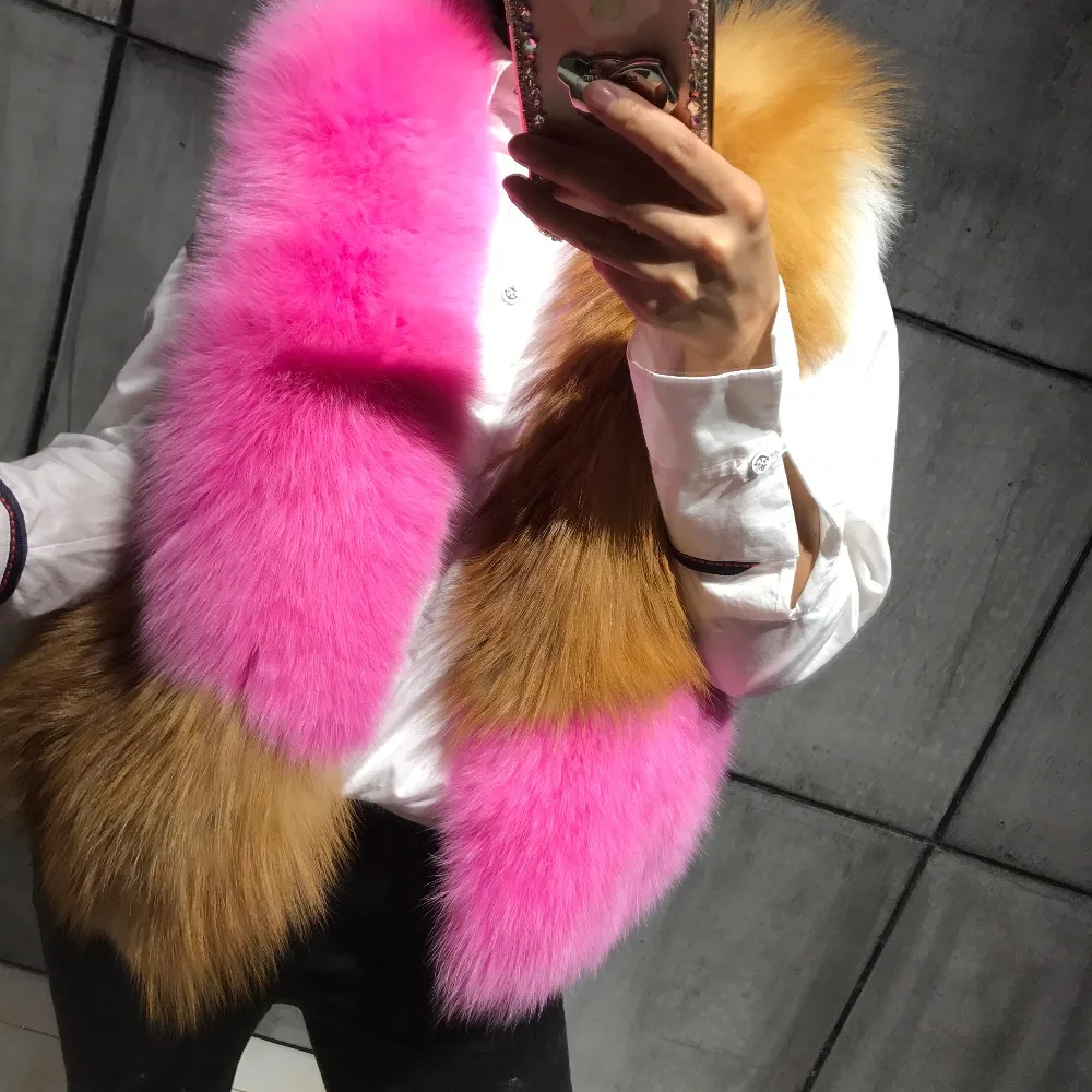 Женская жилетка из натурального меха женская длиной 55 см | одежда