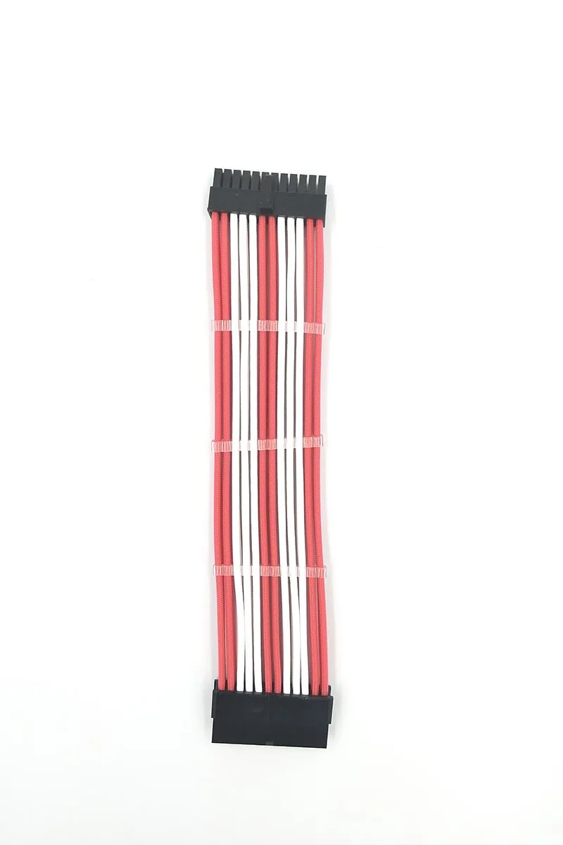 Удлинительный кабель WinKool M/B ATX 24PIN 18AWG основной белый типа Папа мама|atx 24pin|extension power
