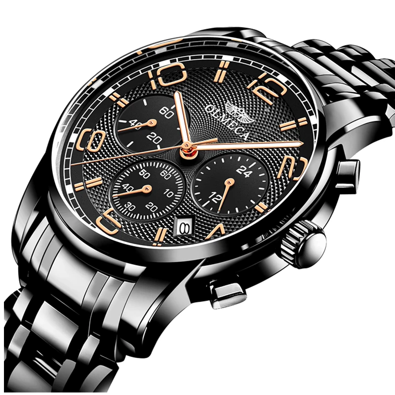 Olmeca Роскошные Для мужчин часы лучший бренд кварцевые наручные человека