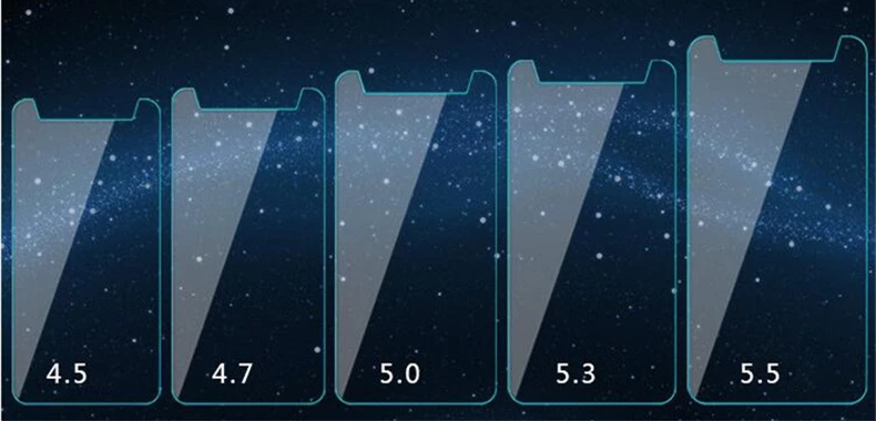 Ультратонкое универсальное закаленное стекло HD 2.5D 0 28 мм пленка для 4 5 7 3 дюйма