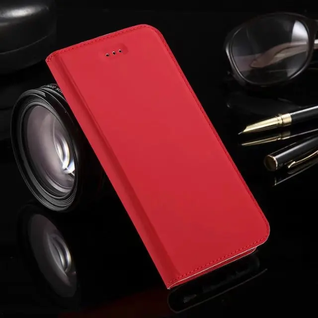 Red Чехол для samsung Galaxy A3 A5 A310 A510, откидная крышка, кожаный мягкий чехол на магните с подставкой и отделением для карт, чехол для Galaxy A3 A5, kimTHmall - Цвет: Red