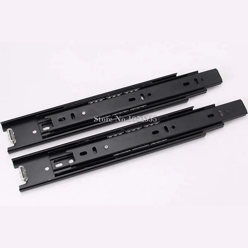 Горячая 1 пара 3 Fold направляющие и полозья ящиков рельс полное расширение 450 мм/18