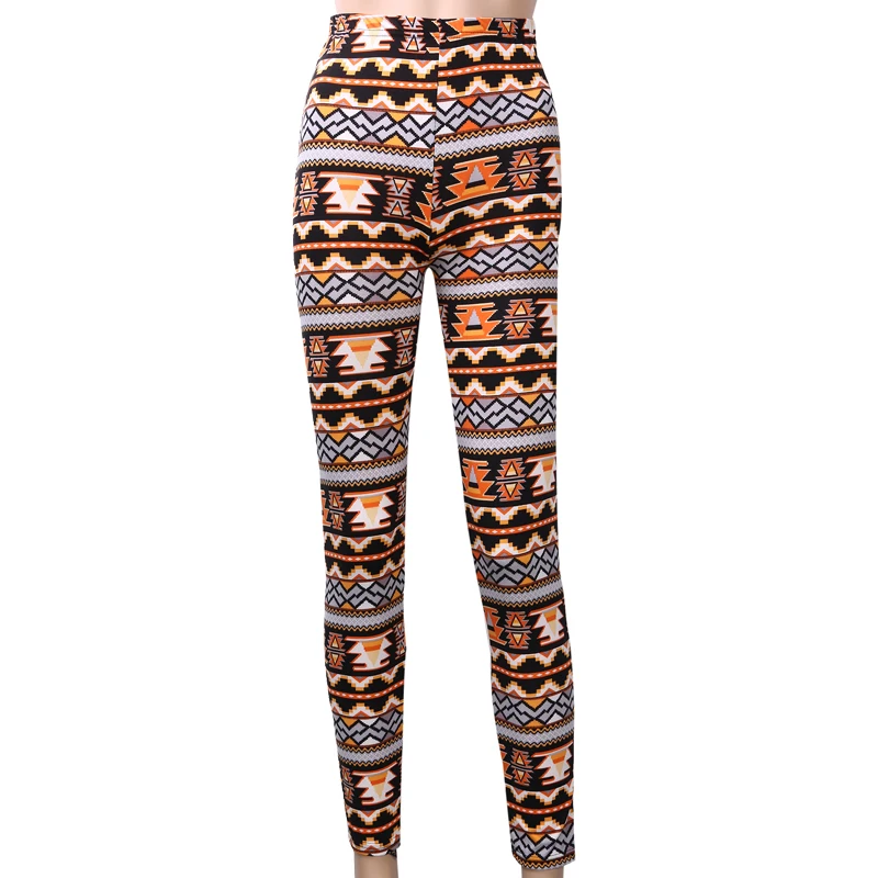 Теплая женская зимняя новогодняя Снежинка трикотажные Леггинсы хлопковые брюки