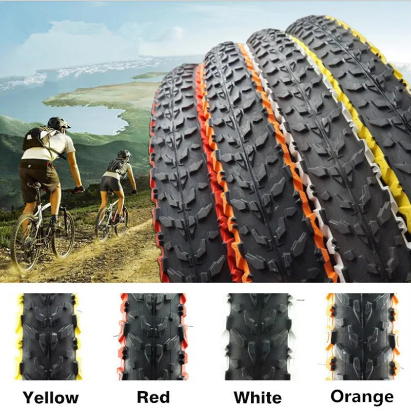 WEST BIKING велосипедная цветная шина H 5120 26*1 95 для горного велосипеда 30TPI мягкая