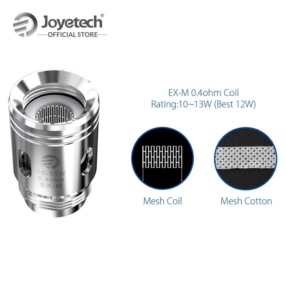 Joyetech EX-M катушка головка 0.4ohm сетка катушка для Exceed Grip Kit Замена катушки электронная сигарета