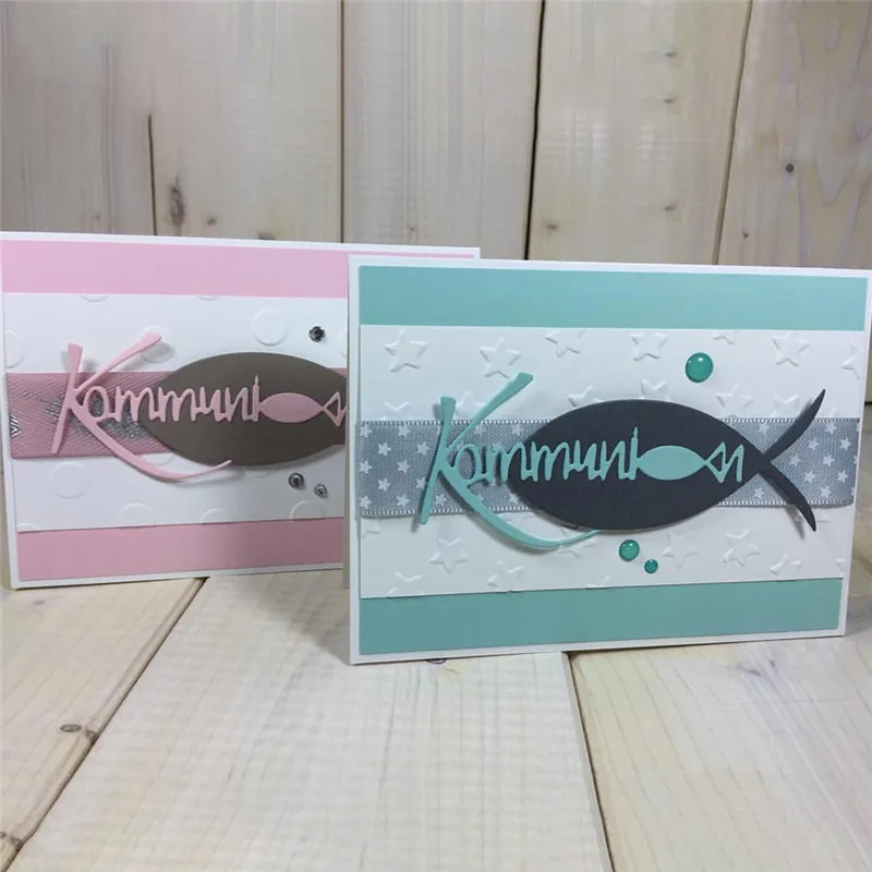 GJCrafts немецкие слова металлические режущие штампы новые 2019 трафареты букв
