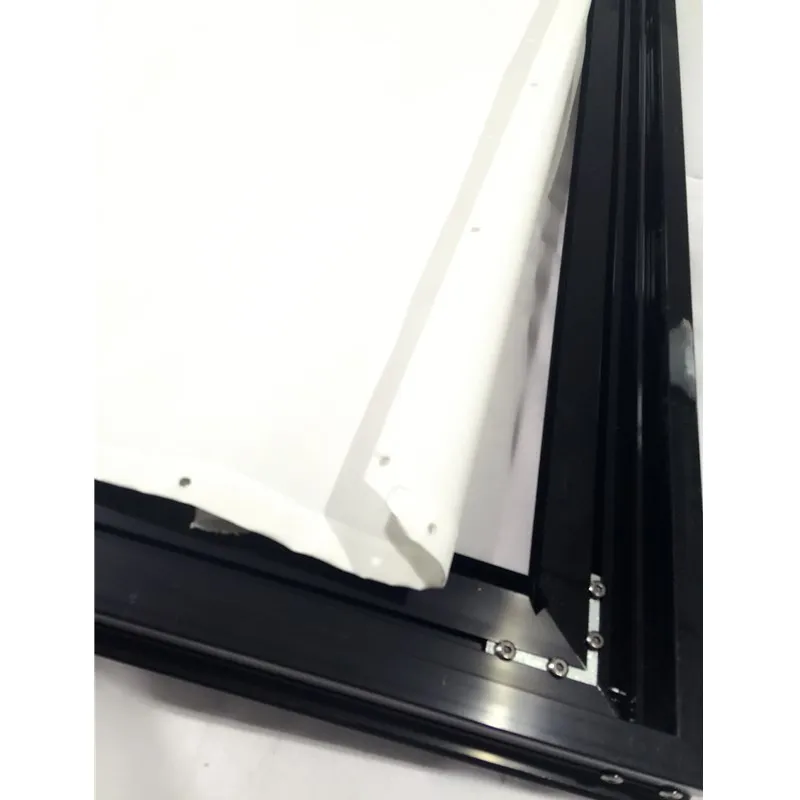 120 дюймов алюминиевый кинотеатр изогнутый фиксированный каркас проектор экран с