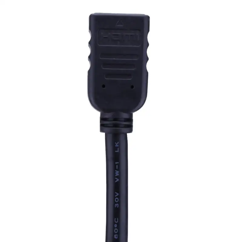20 см HDMI мужчин и женщин видео кабель-удлинитель HDMI 1,4 медный сердечник HD видео кабели шнур провод линия для HDTV/проектор/DV
