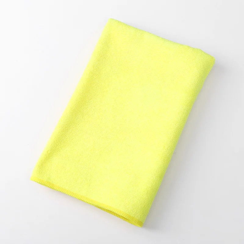 SINSNAN 60X80 см Салфетка для уборки из микрофибры, Абсорбирующая моющая машина для мытья окон, для кухни, многоцелевая тряпка для уборки дома, большая тряпка - Цвет: yellow