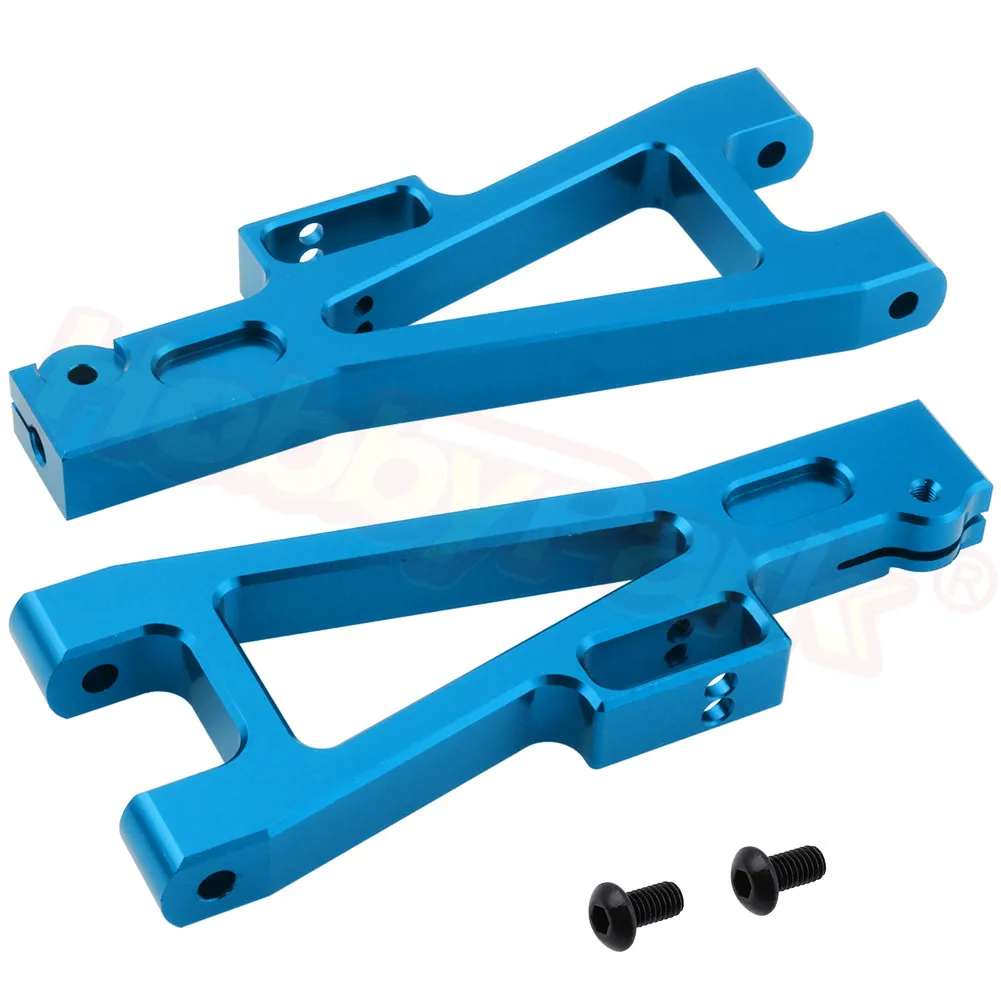 Blue 6859 Алюминиевая Нижняя подвеска A Arms заменить EA1001 для JLB Racing CHEETAH 1/10 бесщеточный ру автомобиль монстр грузовик обновленные части - Цвет: Blue 6859
