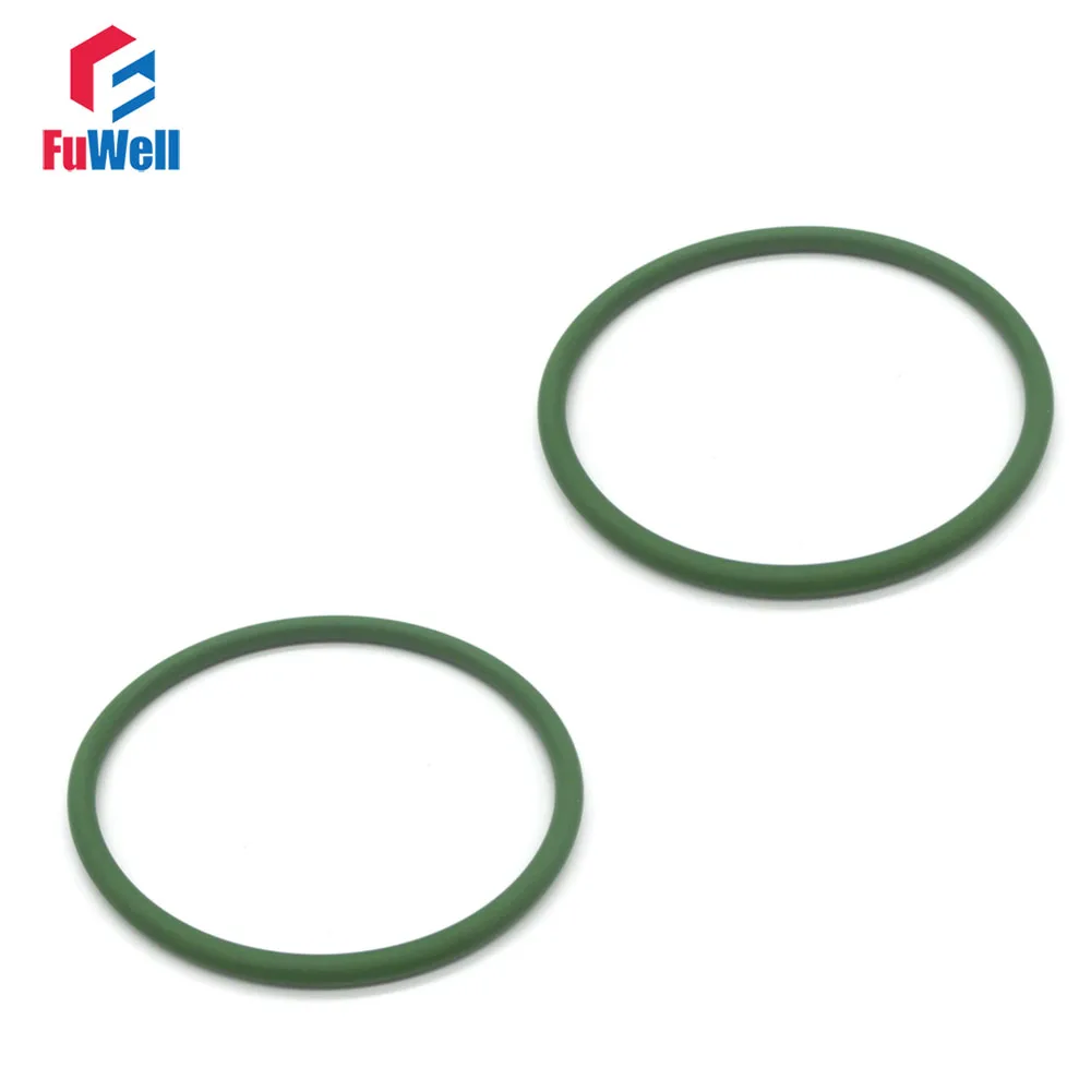 Уплотнительные кольца FKM 2 шт. зеленые 4 мм толщина 185/190/195/200/205/210/215/220 наружный