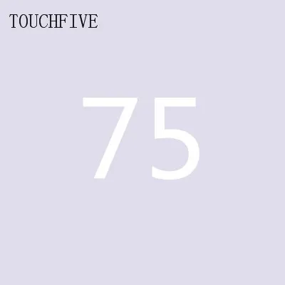 75 1 шт. TouchFive на выбор, 168 цветов, маркеры для эскизов, маркеры на спиртовой основе, набор цветных маркеров, товары для рукоделия, ручка для школы - Цвет: 75