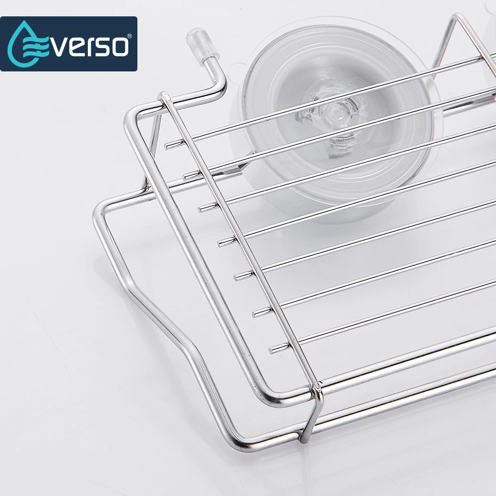 EVERSO полка для ванной комнаты из нержавеющей стали бесследный держатель для кружек подвесной органайзер аксессуары для ванной комнаты, корзина