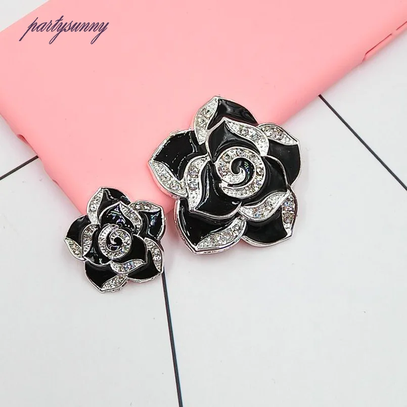 PF Шпильки Flatback Стразы Аппликация Цветок Стразами Исправления Бисер Ремесла