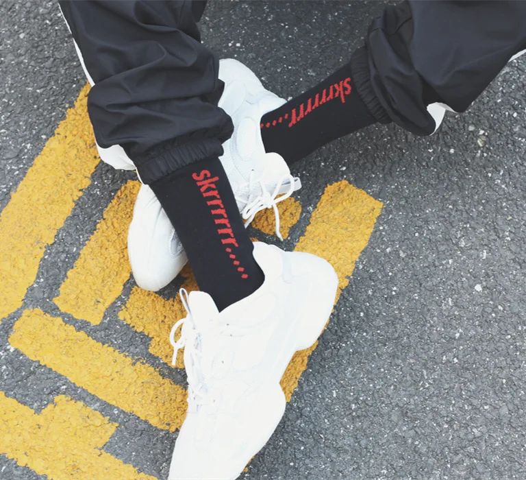 Спортивные носки бренда Tide ulzzang Harajuku в стиле хип-хоп хлопковые мужские и женские