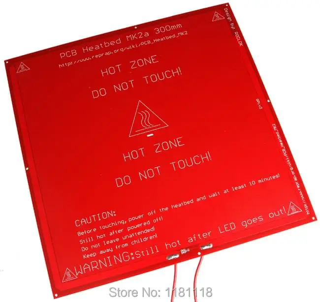 3D принтер RepRap печатная плата с подогревом нагревательная кровать для Prusa & mendell|plate