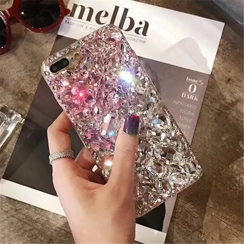 Роскошный Модный Блестящий градиентный цветной чехол со стразами для Samsung Galaxy Note