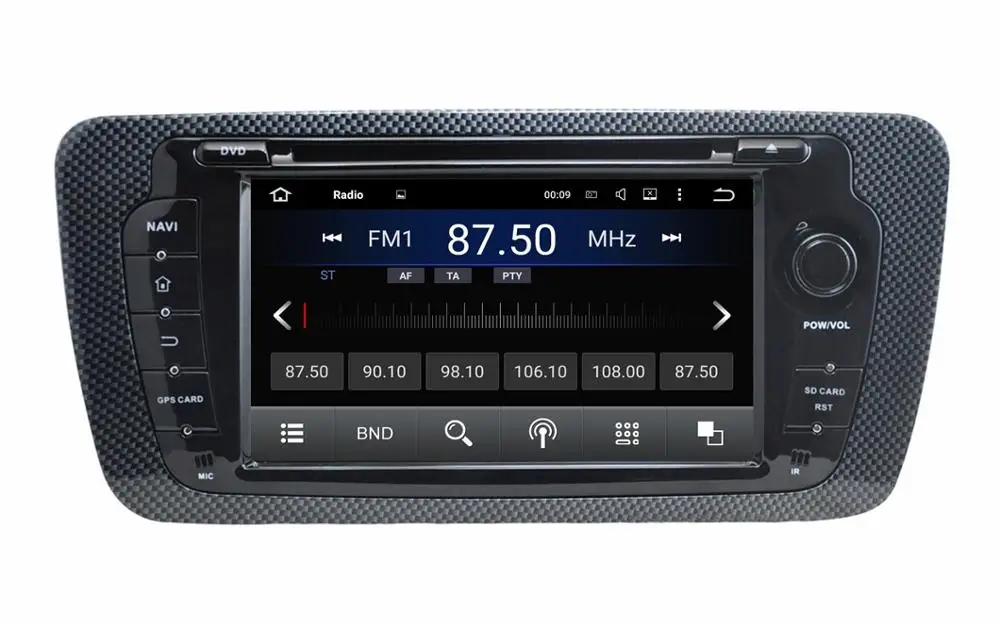 7 &quotвстроенный динамик Android5.1 автомобиль video player Для Seat IBIZA 2013 с Радио GPS 3 Г Wi Fi Bluetooth