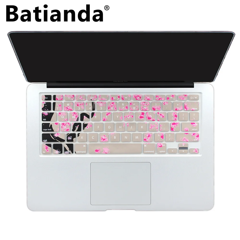 Вишневая клавиатура с узором чехол для Macbook Old Pro retina 13 15 17 дюймов Air 11 наклейки