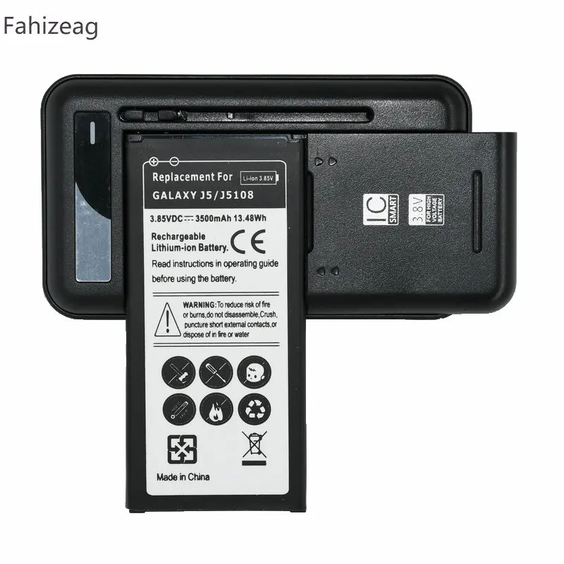 3500 мАч EB-BJ510CBC Замена Батарея+ Зарядное устройство для Издание samsung Galaxy J5(6) SM-J510 J510FN J5108 J5109