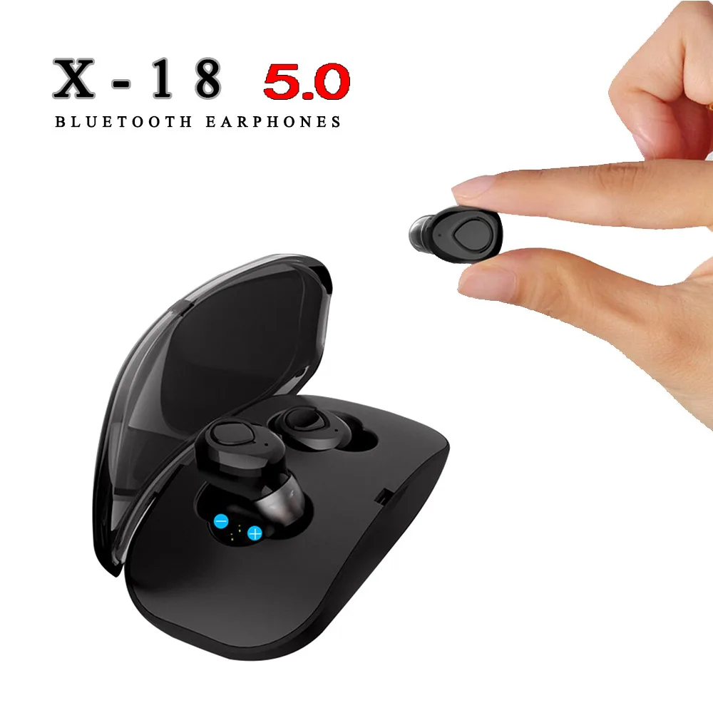 X18 беспроводные наушники спортивные с защитой от пота bluetooth гарнитуры стерео