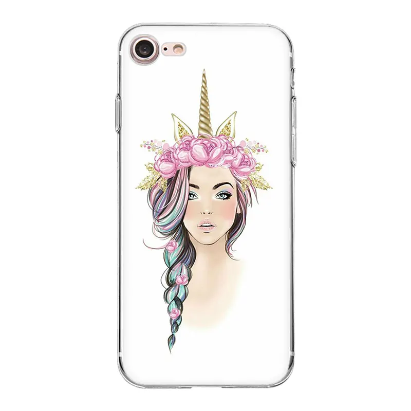 03 Чехол из ТПУ с принтом «My Unicorn Girl» для iphone XR XS Max X 7 8 Plus 7+ 8+ 6S 6 5 5SE 5C 10, силиконовый чехол для телефона Kawai 11 11Pro - Цвет: 03