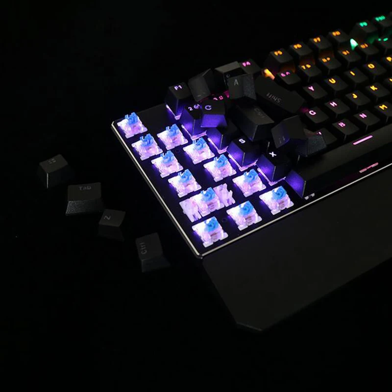 Древняя злая механическая клавиатура Глазурь USB Проводная игровая клавиатура переключатель с подсветкой режим для настольного ноутбука геймера