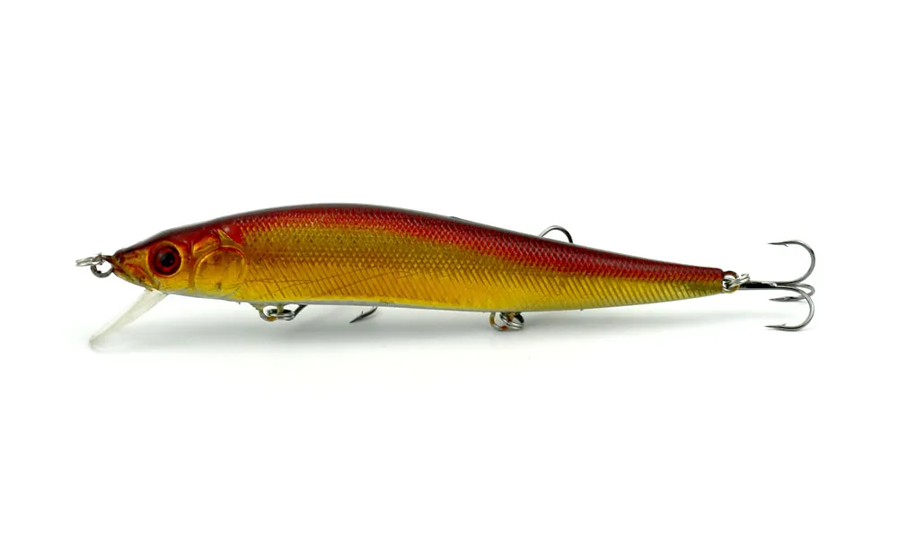 

Hengjia new 50pcs Minnow Fishing Lures Plastic Hard baits with Sea Hooks Carp Fishing 14cm/23g artificial baits minnow lures