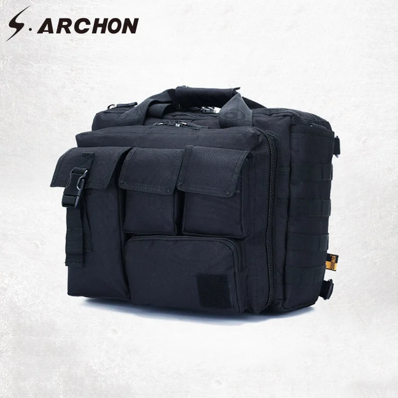Мужская камуфляжная сумка S. ARCHON нейлоновая прочная армейская для хранения