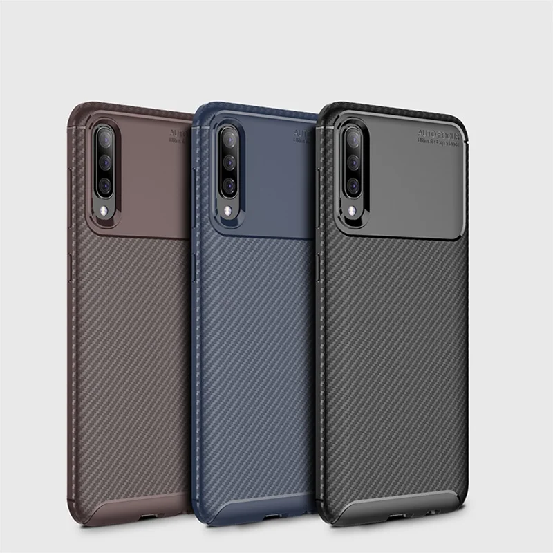 Чехол для Samsung Galaxy A70 чехол A705F 6 7 дюйма углеродный силиконовый бампер A 70 SM-A705F |