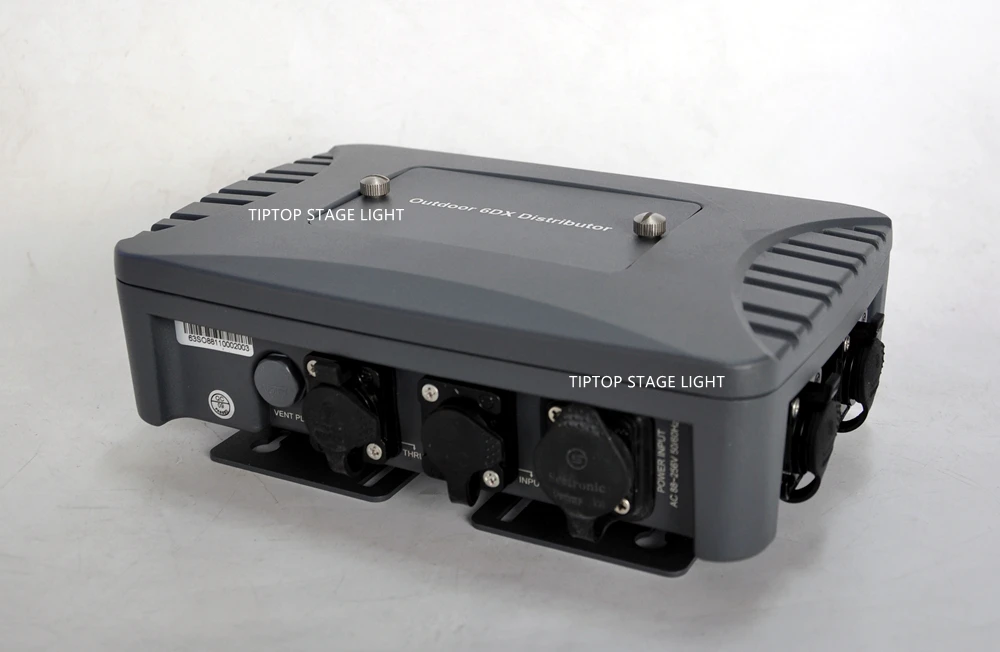 Литье под давлением алюминиевый водонепроницаемый корпус TP-D1363 6 способ DMX 512 сплитер консоль сигнал дистрибьютор профессиональный