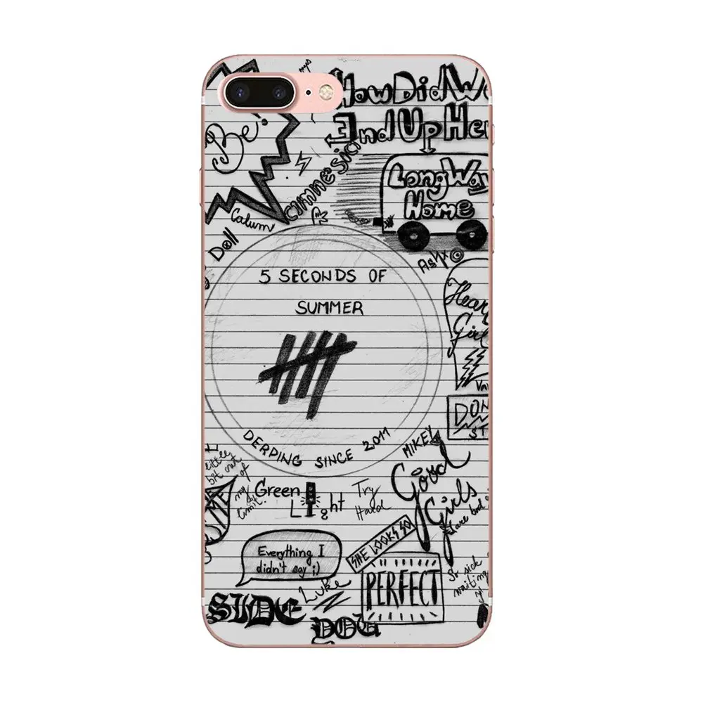 Новый дизайн 5 Seconds Of Summer Sos для LG G4 G5 G6 K4 K7 K8 K10 2017 V10 V20 V30 стилусы Nexus 5X G2 G3 мини дух