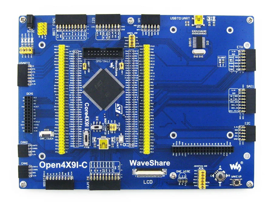 Макетная плата STM32 2 шт./лот STM32F429IGT6 STM32F429 ARM Cortex M4 + 7-дюймовый емкостный ЖК-дисплей