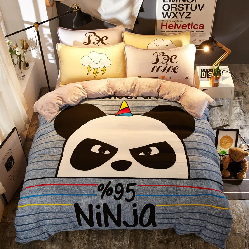 2018 весенний высококачественный мультяшный новый и простой комплект постельного