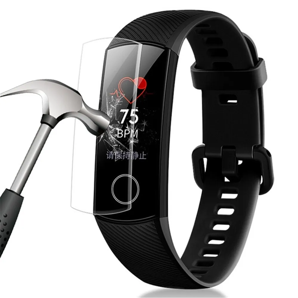 HD водная пропитанная гелем пленка для huawei Honor Band 5 4 защитная крышка экрана против царапин Ультра прозрачная полная защитная пленка на экран