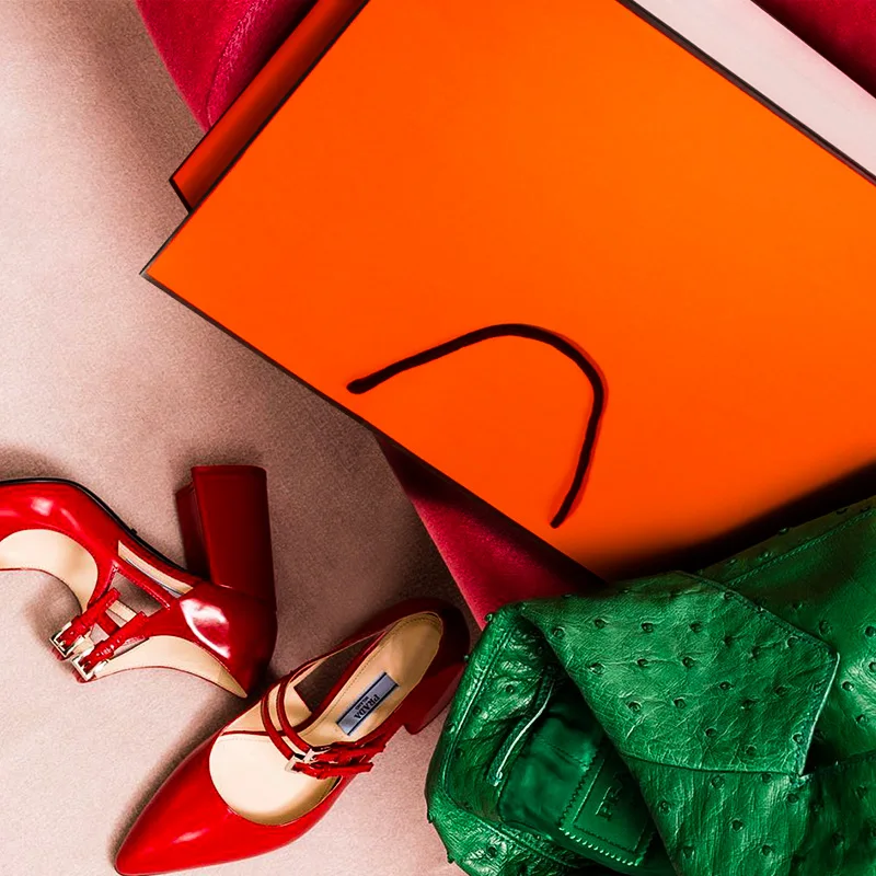 10 шт./лот большой оранжевый крафт бумажный пакет подарочный для одежды с ручками