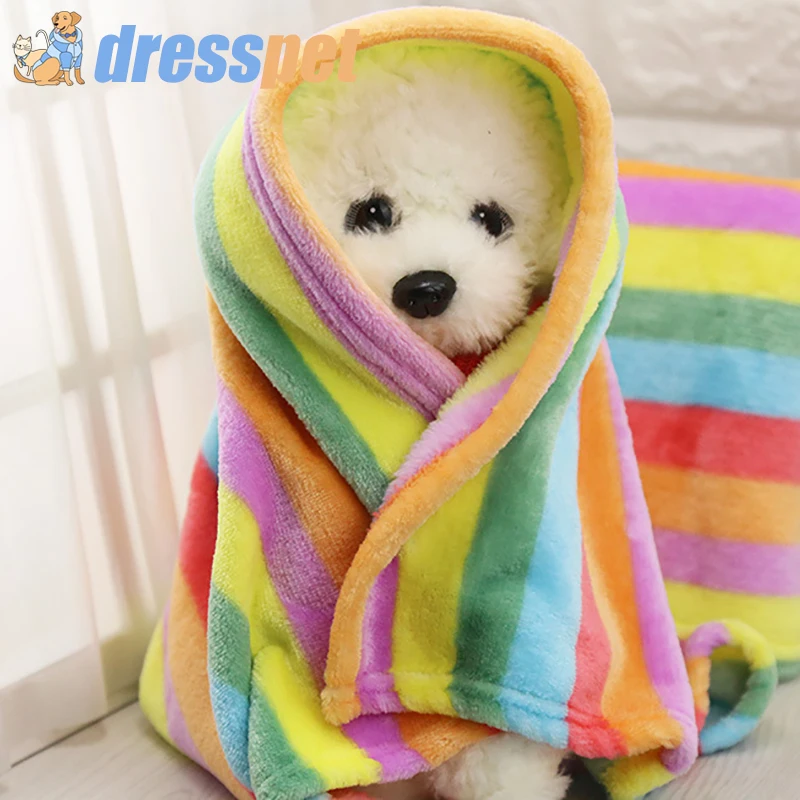 DRESSPET товары для собак мягкое Коралловое Флисовое одеяло зимние теплые коврики